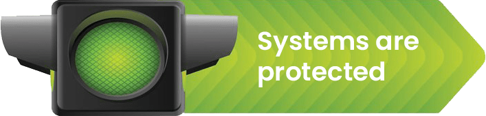 Systems are protected, green light thumbnail image